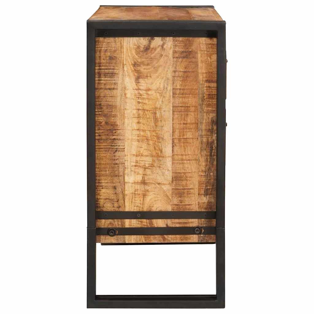 Sideboard Braun 66 x 33 x 70 cm massives Mangoholz